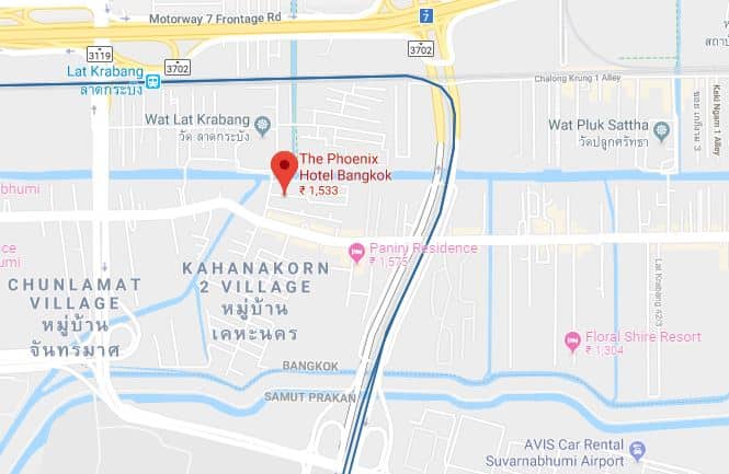 The Phoenix Hotel-map
