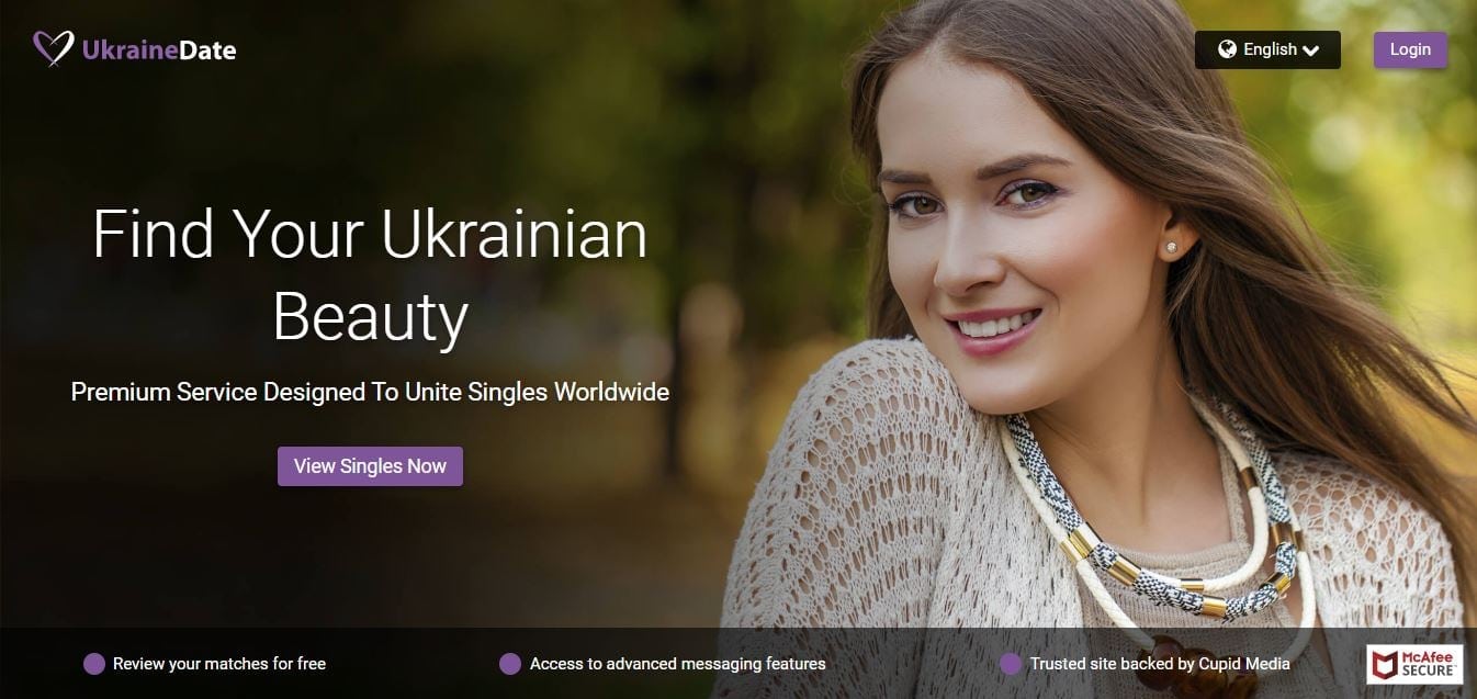 UkraineDate Review Homepage