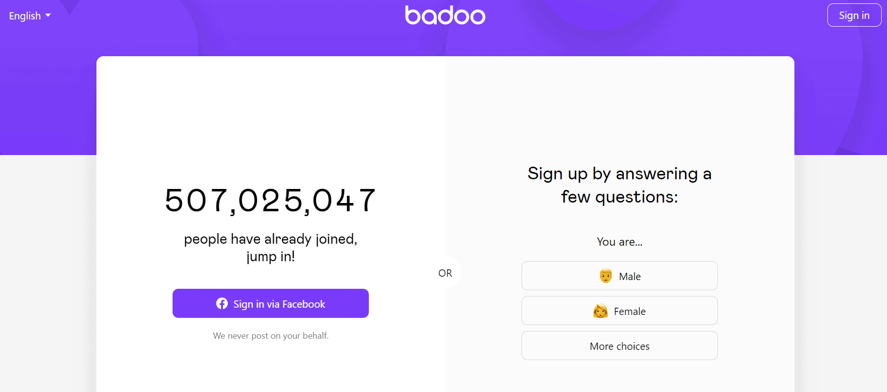 site ng badoo