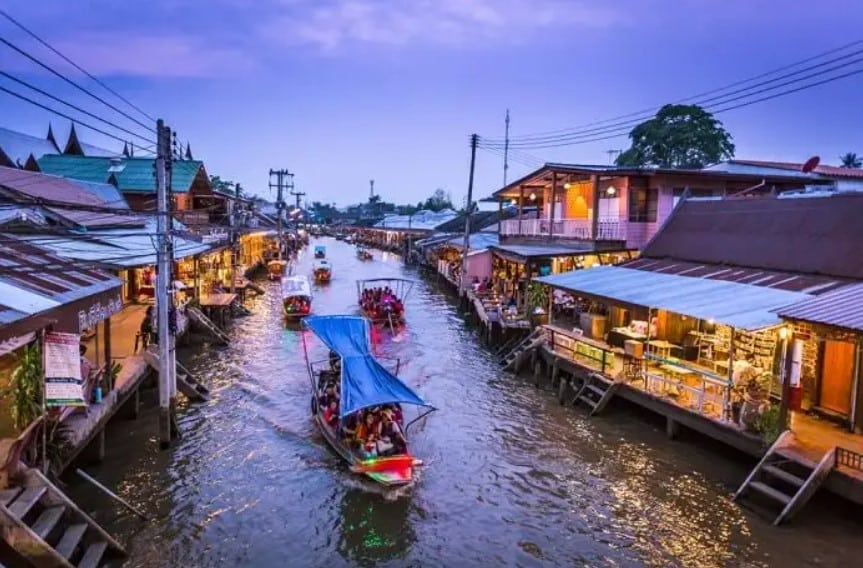 Nachtmarkten in Bangkok