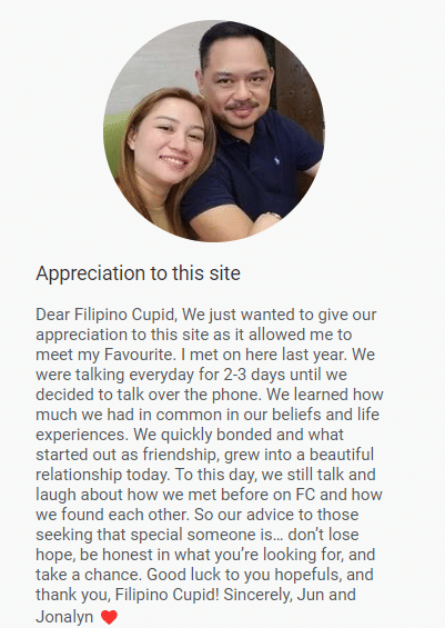 Filipino Cupid customer review