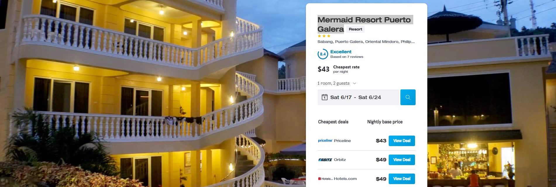 Mermaid Resort Puerto Galera
