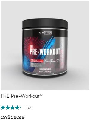 MyProtein -PRE-WORKOUT